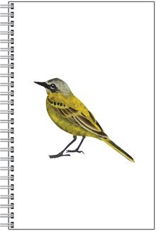 Notitieboek met vogel illustratie